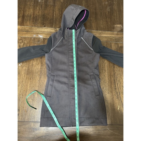 Ivivva by Lululemon Girls 10 Hooded Jacket Coat Long Sleeve Zip Pockets - Picture 15 of 16
